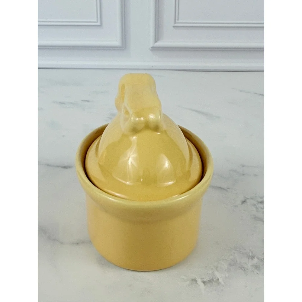 VTG BIA Yellow Bunny Rabbit Ramekin 